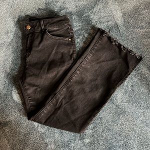 black bootcut jeans
